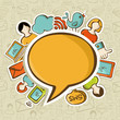 Vector: Social media networks communication concept Social media networks communication concept
