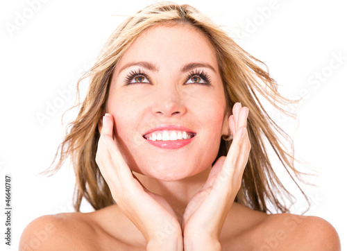 Photo: Woman with glowing skin Woman with glowing skin