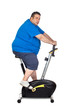 Fat Man in a Static Bicycle