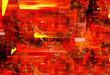 Abstract oil on canvas