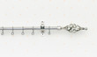 A luxury metal curtain rail
