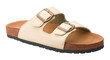 Men's leather sandal shoe isolated on white