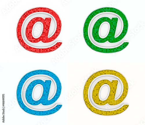 Illustration: Color email signs Color email signs
