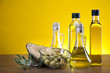 Olive oil and olives