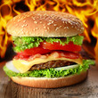 Cheeseburger rustikal