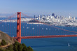 San Francisco Panorama w the Golden Gate bridge