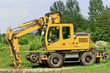 Foto: Bagger an einer Baustelle Bagger an einer Baustelle