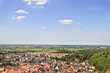 Blick von der Strahlenburg in Richtung Schriesheim