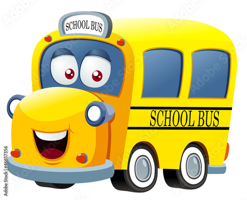 Vector: illustration of School bus cartoon vector illustration of School bus cartoon vector