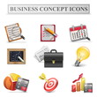 Business concept icons