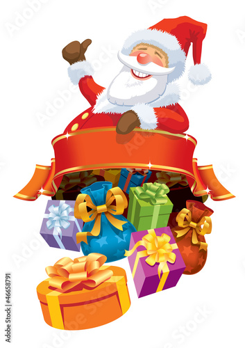 Vector: Happy Santa Claus Happy Santa Claus