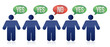 voting people illustration