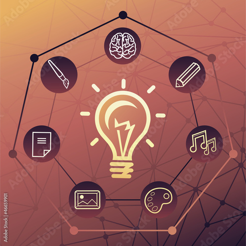 Vector: Vector idea concept Vector idea concept