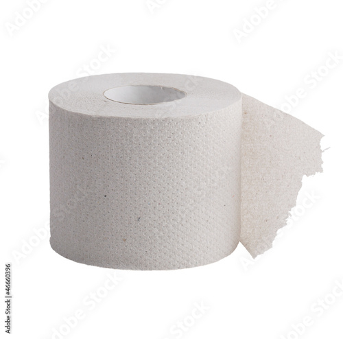 Photo: Perforated roll of toilet paper Perforated roll of toilet paper