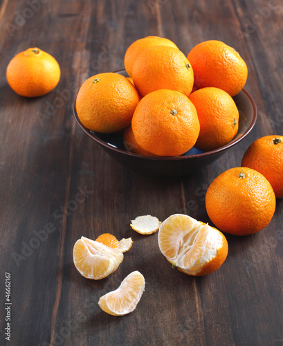 Photo: Bowl of fresh mandarins Bowl of fresh mandarins