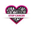 Vector: Stop cancer Stop cancer