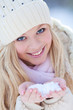 Woman in winter