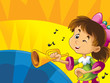 Cartoon kids with instruments