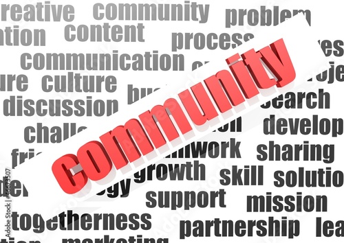 Illustration: Community concept Community concept
