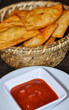 tortillas chips et sauce piments mexicains