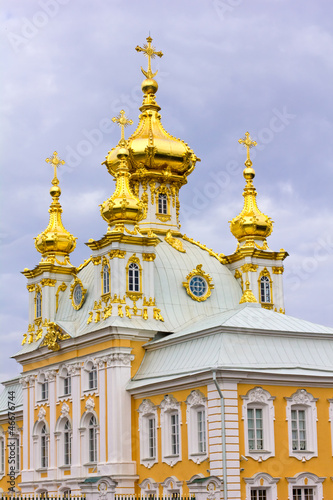 Photo: Peterhof Palace. East Chapel housing the Grand Palace. Peterhof Palace. East Chapel housing the Grand Palace.