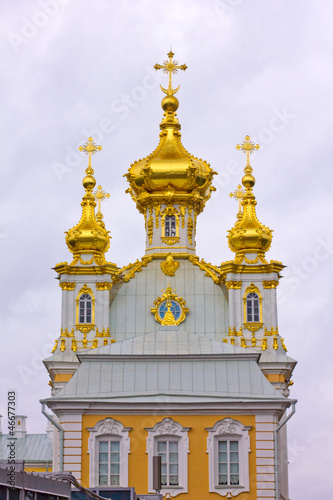 Photo: East Chapel housing the Grand Palace Peterhof. East Chapel housing the Grand Palace Peterhof.