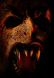 Scary horror face for you halloween or dark party