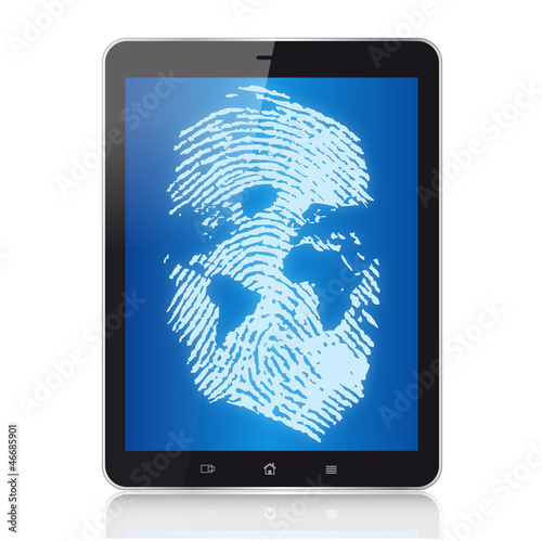 Vector: Tablet Pc and digital world concept Tablet Pc and digital world concept