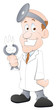 Vector: Dentist - Cartoon Character - Vector Illustration Dentist - Cartoon Character - Vector Illustration