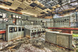Control room of an abandoned coal mine