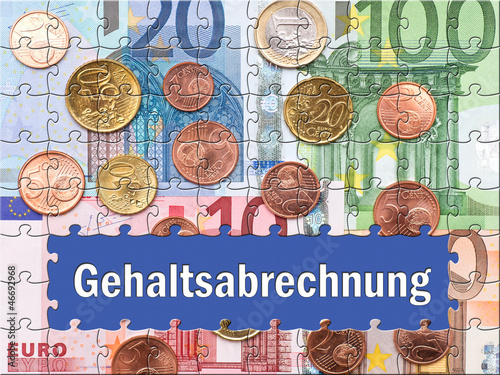 Illustration: Gehaltsabrechnung Gehaltsabrechnung
