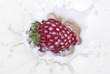 Foto: Strawberry cream splash Strawberry cream splash