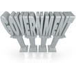 Government Word Marble Columns Establishment Power