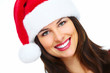 Santa helper Christmas girl.