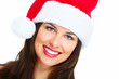 Santa helper Christmas girl.