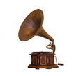 gramophone isolated