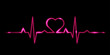 Cardiogram of love - vector illustration