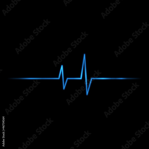 Vector: Vector pulse background Vector pulse background