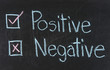 Chalk drawing - Positive or negative