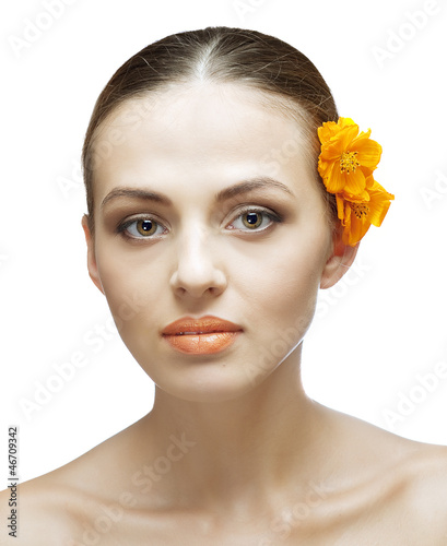 Photo: portrait of beautiful spa woman portrait of beautiful spa woman
