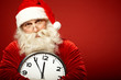 Santa with clock