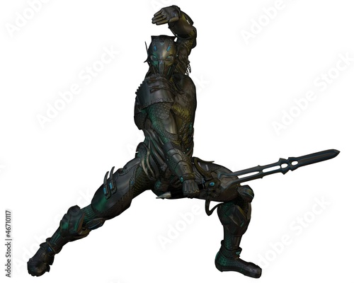 Illustration: Future Warrior Knight Future Warrior Knight