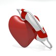 Illustration: Heart and life buoy Heart and life buoy