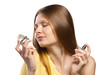  fashion young woman with perfume