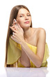 fashion woman with beautiful  perfume