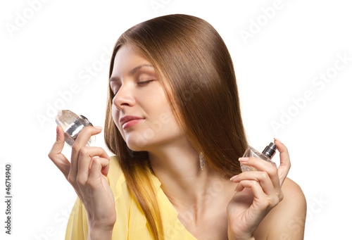 Photo: fashion young woman with perfume fashion young woman with perfume
