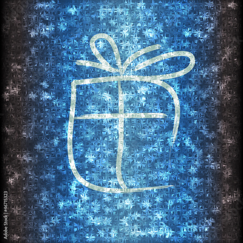 Vector: Frozen present Frozen present