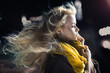 Fashion portrait of young beautiful woman