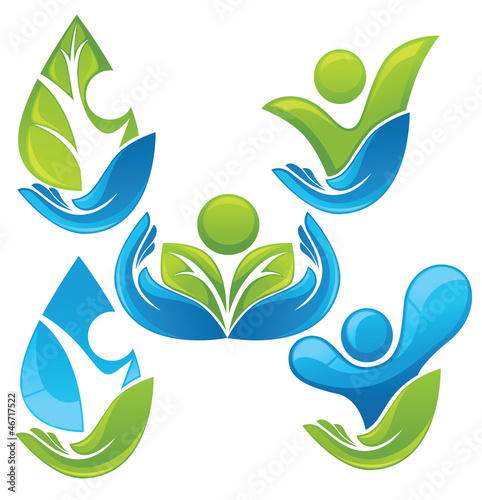 Vector: vector collection of ecological people vector collection of ecological people