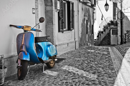 Photo: Alleyway. Deliceto. Puglia. Italy. Alleyway. Deliceto. Puglia. Italy.